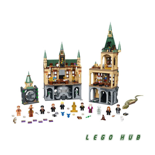 لگو 1226 تکه هری پاتر مدل تالار اسرار هاگوارتز Hogwarts Chamber of Secrets کد 60141