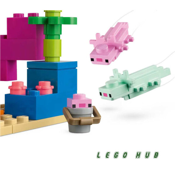قیمت لگو 242 تکه ماینکرافت مدل The Axolotl House کد 31247