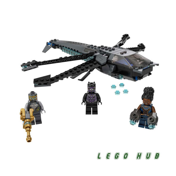 لگو مارول مدل سفینه پلنگ سیاه Black Panther Dragon Flyer کد 60088