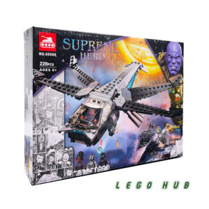 لگو 220 تکه مارول مدل سفینه پلنگ سیاه Black Panther Dragon Flyer کد 60088