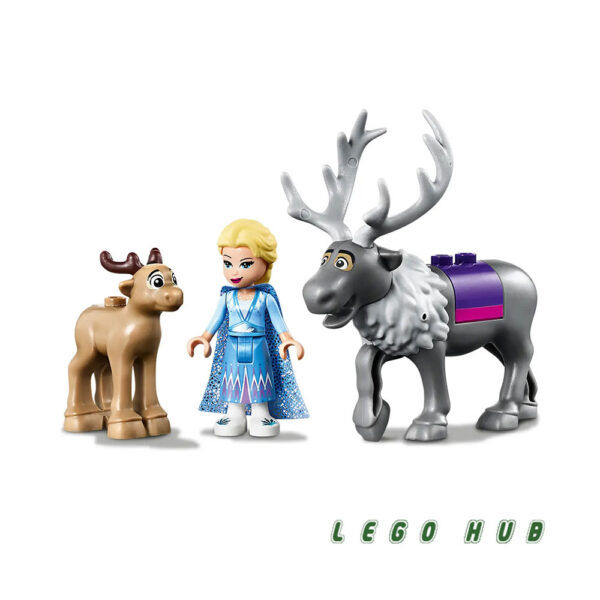 مینی فیگورهای لگو 119 تکه دیزنی مدل Elsa's Wagon Adventure کد 11468