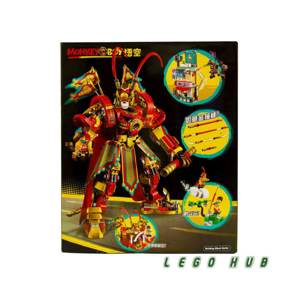لگو 1665 تکه مانکی کیدز مدل ربات جنگجوی پادشاه میمون Monkey King Warrior Mech