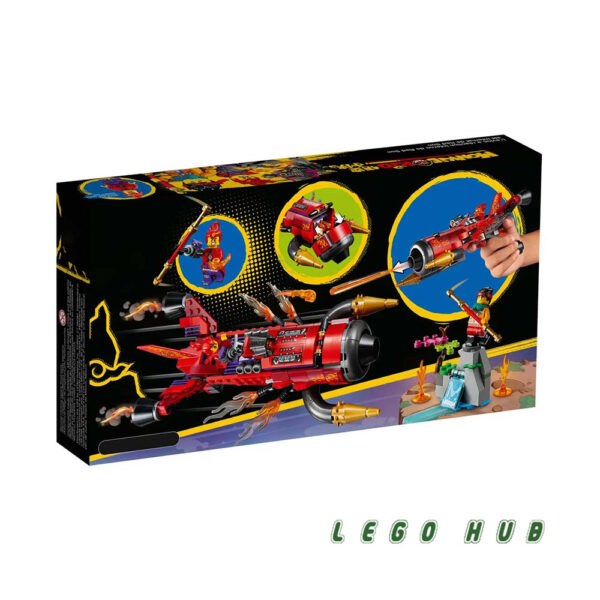 لگو 317 تکه مانکی کیدز مدل جت آتشین رد سون Red Son's Inferno Jet