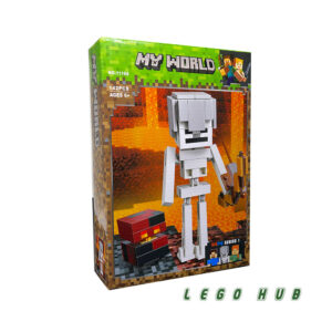 لگو 142 تکه ماینکرافت مدل اسکلت بزرگ skeleton BigFig with Magma Cube کد 11168