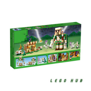 لگو 868 تکه ماینکرافت مدل قلعه آیرون گالم The Iron Golem Fortress