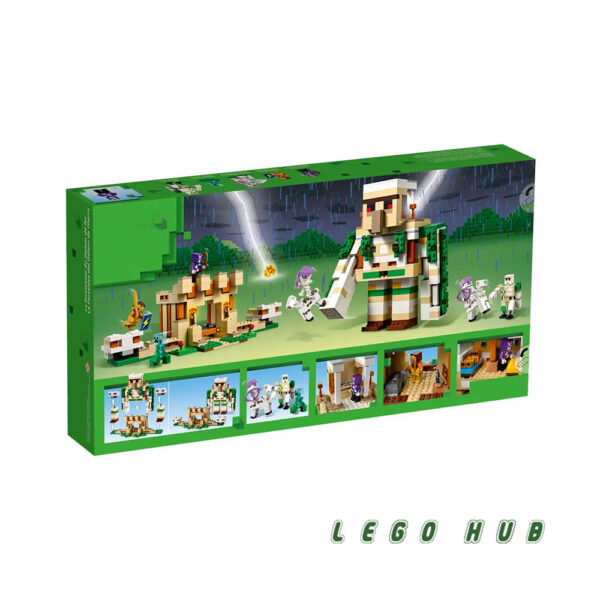 لگو 868 تکه ماینکرافت مدل قلعه آیرون گالم The Iron Golem Fortress