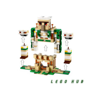 لگو ماینکرافت مدل The Iron Golem Fortress کد 31250