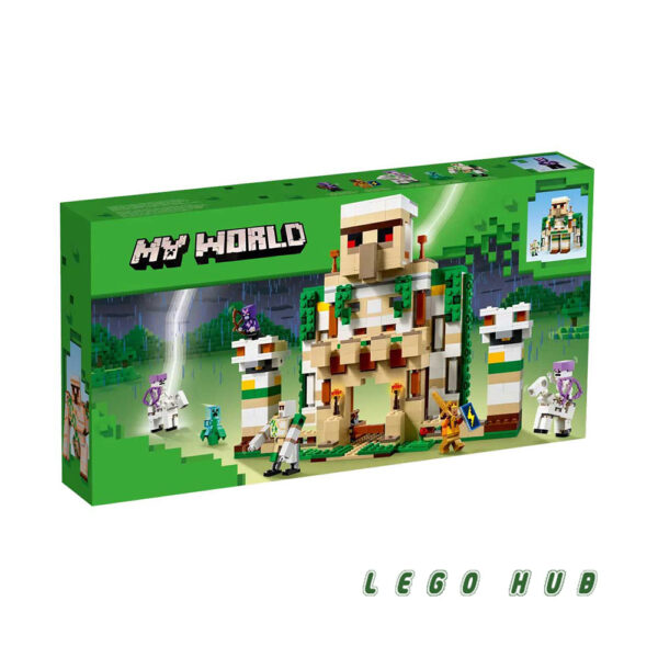 لگو 868 تکه ماینکرافت مدل قلعه آیرون گالم The Iron Golem Fortress کد 31250