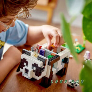 قیمت لگو 553 تکه ماینکرافت مدل پناهگاه پاندا Panda Haven کد 31245