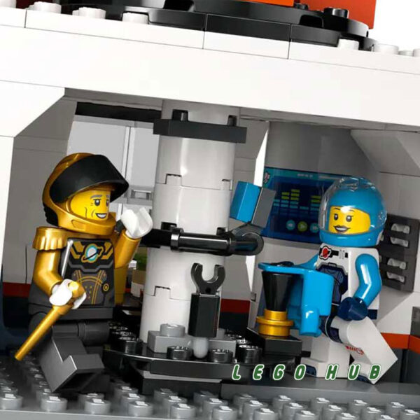 قیمت ساخت لگو 1422 تکه شهر City مدل Space Base and Rocket Launchpad