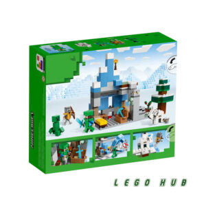 لگو 304 تکه ماینکرفت مدل تپه های یخ زده Frozen Peaks